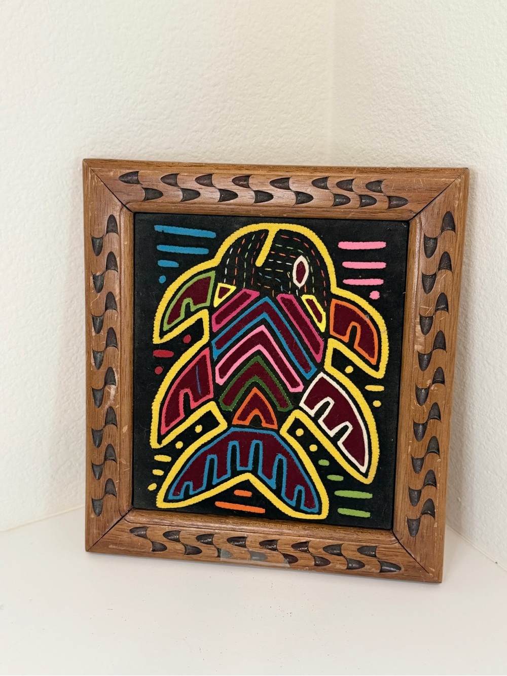 Mola Hand-sewn Textile Art Wall Art